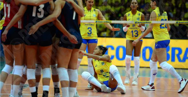 VOLEIBOL FEMININO AMISTOSO INTERNACIONAL- BRASIL X ESTADOS UNIDO